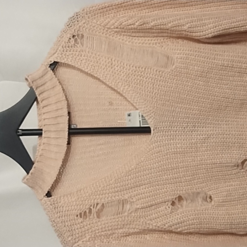 Almost Famous Soft Pink Knit Sweater - Picture 2 of 7